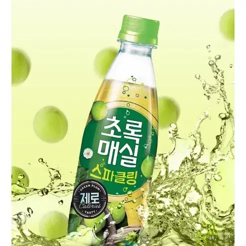 무료배송-초록매실 스파클링 제로 350ml 20개